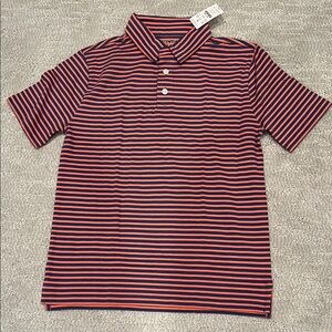 Crewcuts Kids Polo - Red and Navy Stripes